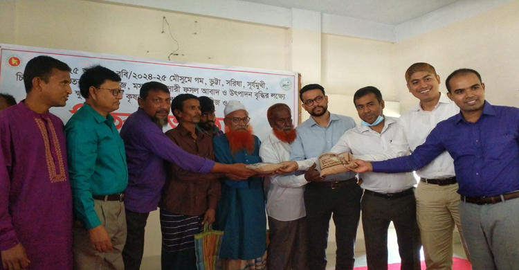 নাগরপুরে সার ও বীজ বিতরণ