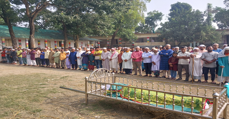 বাসাইলে নজরুল ইসলাম মেম্বারের জানাজা সম্