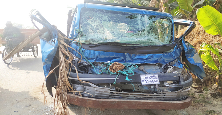 ধনবাড়ীতে সড়ক দুর্ঘটনায় চালক নিহত-হেলপার