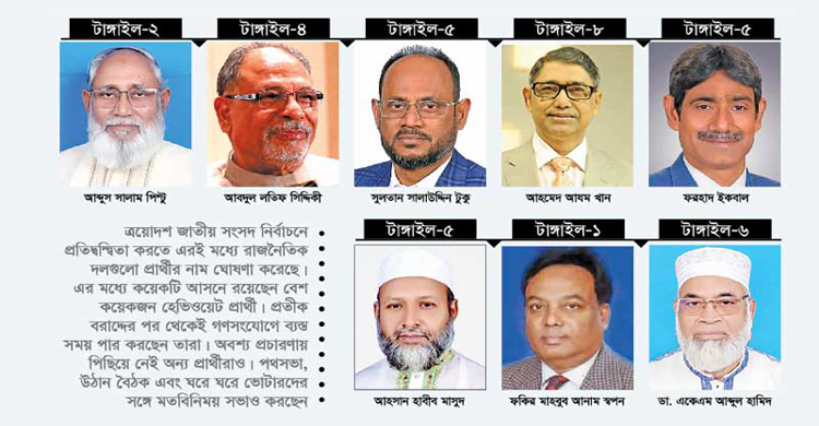 উন্নয়নের প্রতিশ্রুতি দিয়ে ভোটারদের কাছে